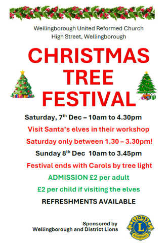 Christmas Tree Festival flyer