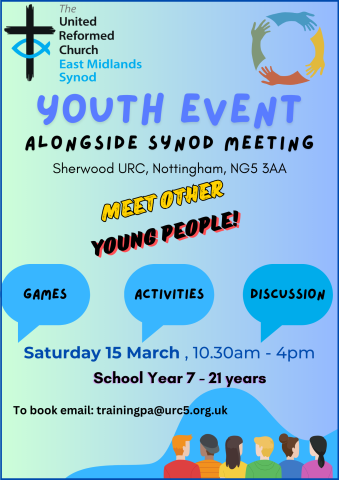 Youth Event - Saturday 15 March 2025