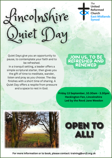 poster advertising quiet day