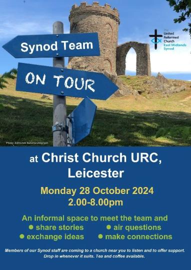 poster advertising Synod Team on Tour