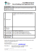 Building Fund application form thumbnail